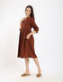 Printed light cotton short dress